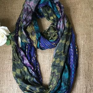 Purple Infinity Scarf